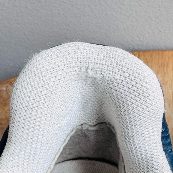 Veja White Nautico V-10 B-Mesh Sneakers Size Women 9 Navy Accents Shoes - Picture 8 of 10